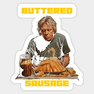 Let’s talk about buttered sausage Sticker